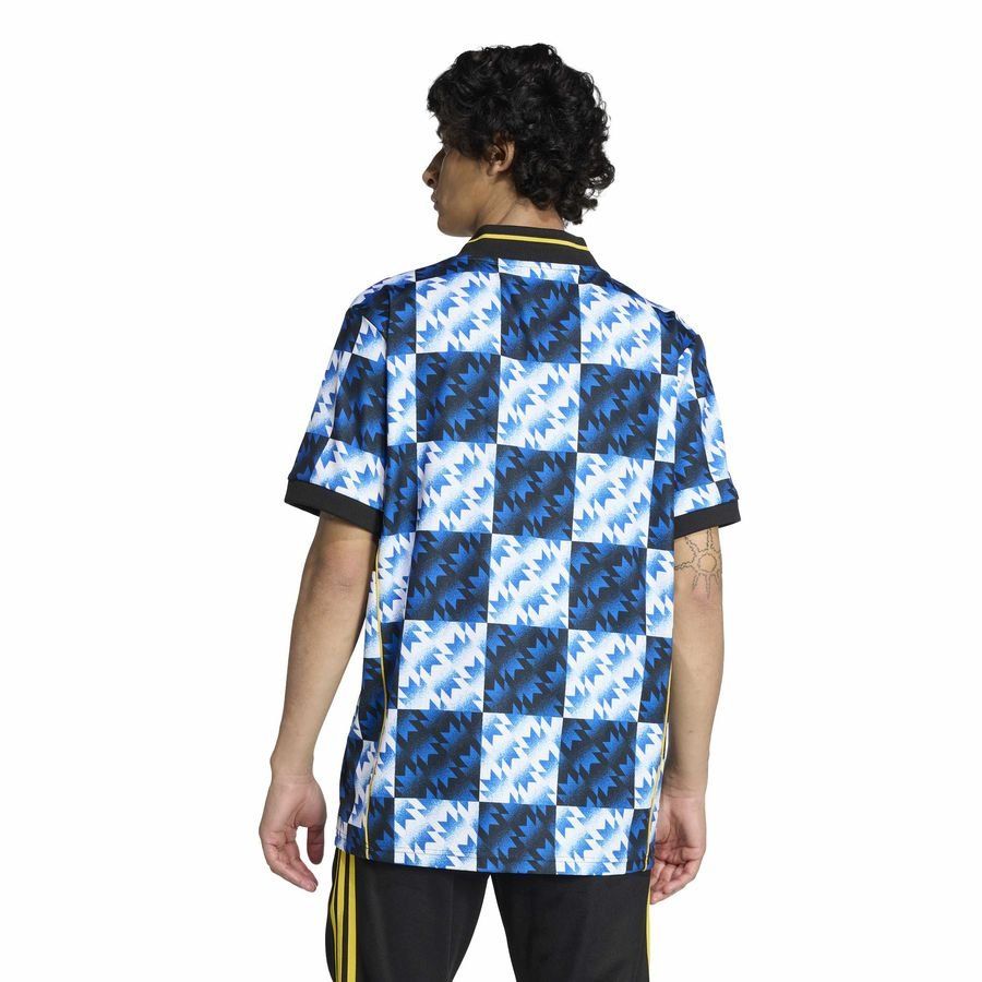 Manchester United T-Shirt Lifestyler - Blue/White/Black - Men's-SoccerKits Hub | Buy Soccer Jerseys Online